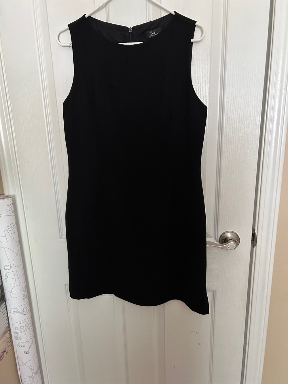 Sleeveless Black Shift Dress - Classic Work to Evening